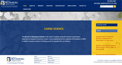 Desktop Screenshot of blumberginstitute.org